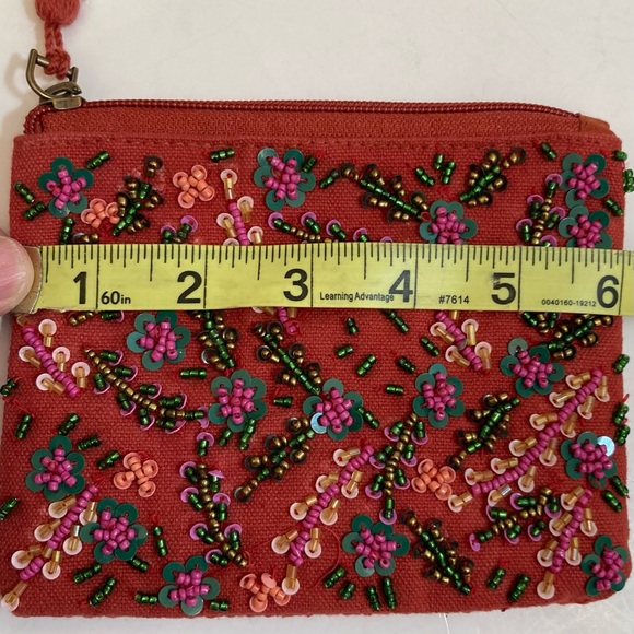 NWT America and Beyond beaded coin purse - Picture 7 of 8